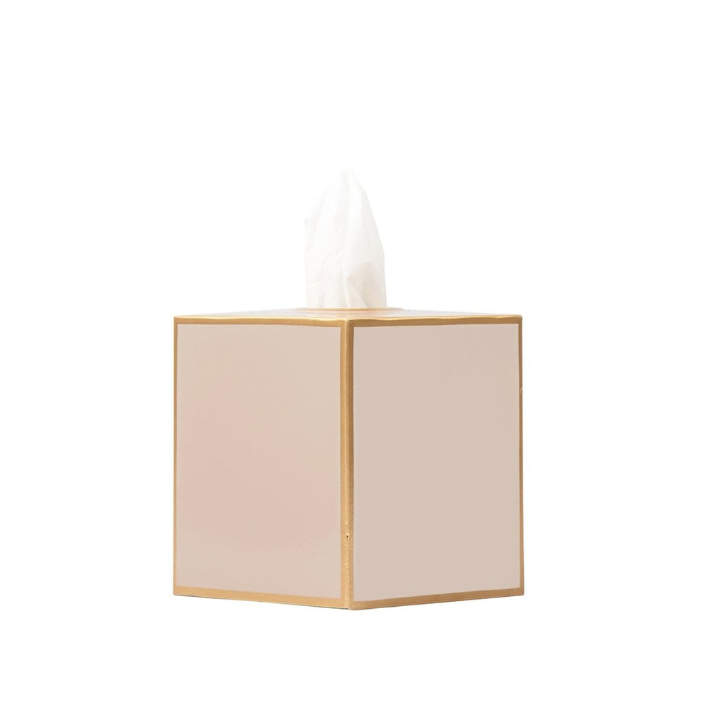 Mattie Square Tissue Box Cover - Natural - Avail 06/26 - Tissue Box Cover from Jaye's Studio