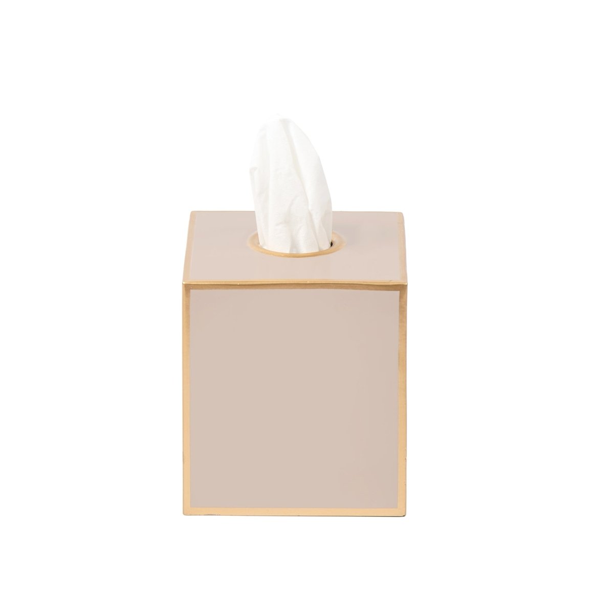 Mattie Square Tissue Box Cover - Natural - Avail 06/26 - Tissue Box Cover from Jaye's Studio