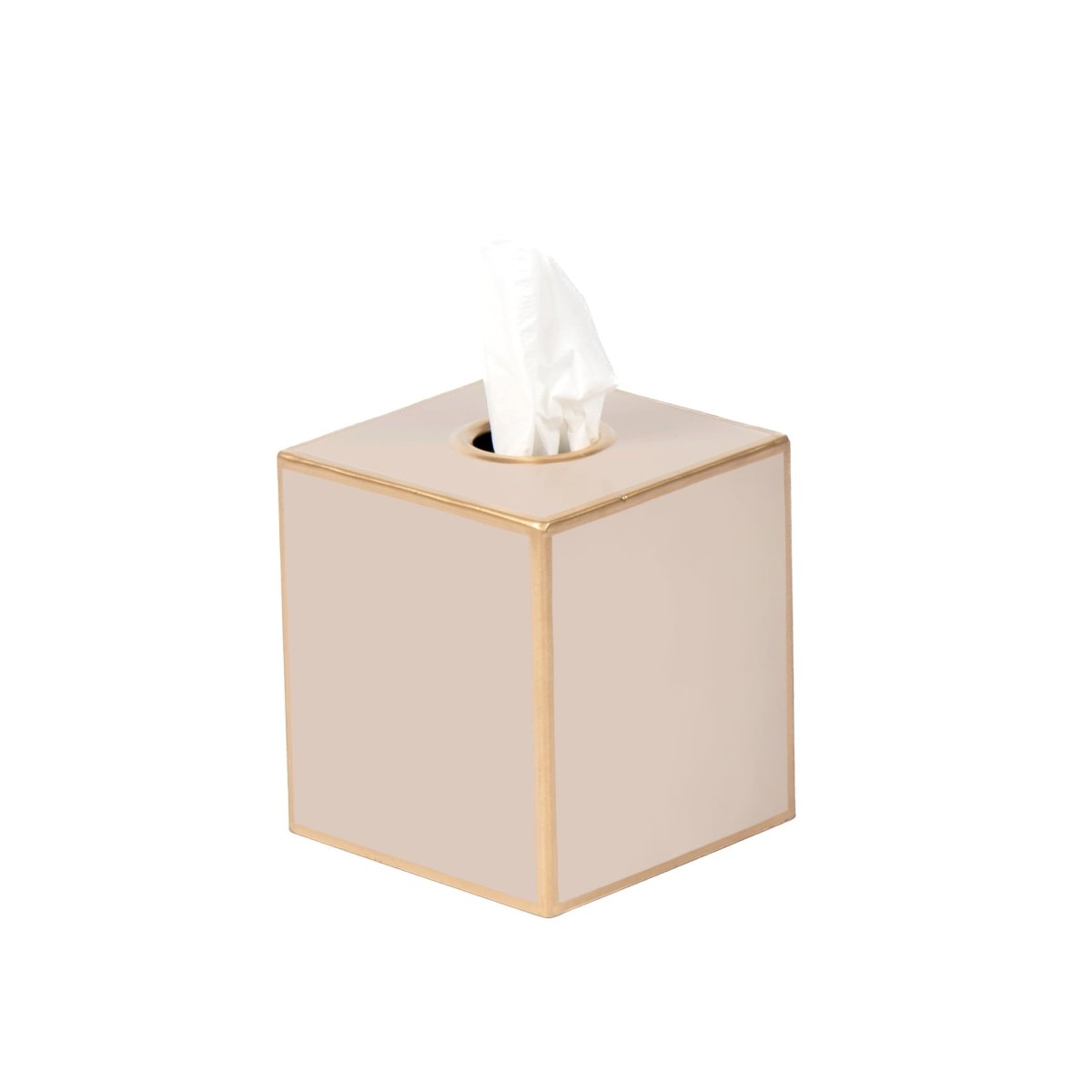 Mattie Square Tissue Box Cover - Natural - Avail 06/26 - Tissue Box Cover from Jaye's Studio