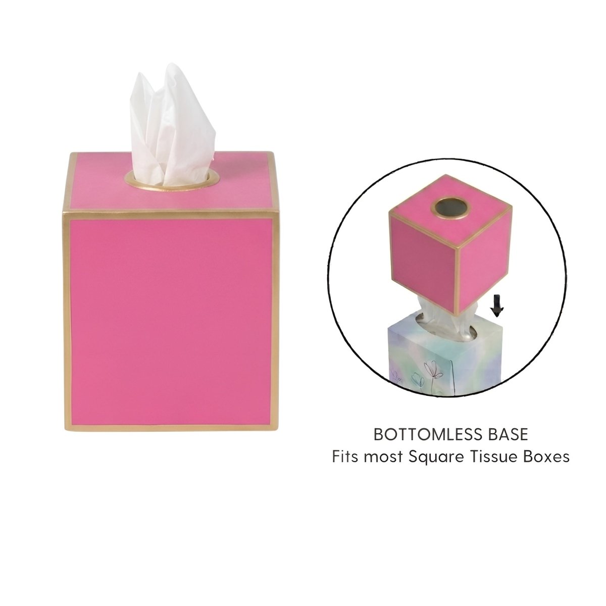 Mattie Tissue Box Cover - Tissue Box Cover from Jaye's Studio