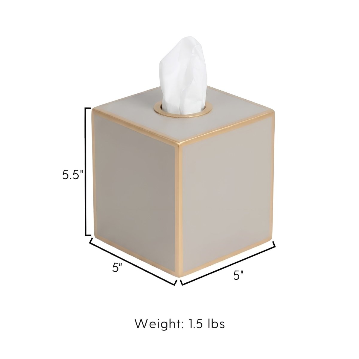 Mattie Tissue Box Cover - Tissue Box Cover from Jaye's Studio