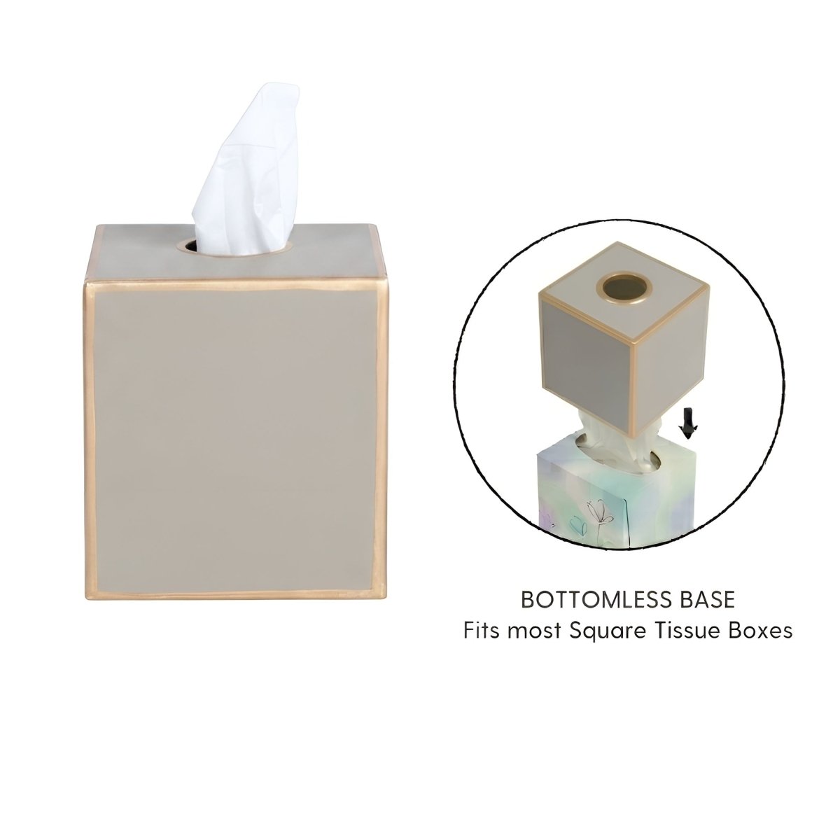 Mattie Tissue Box Cover - Tissue Box Cover from Jaye's Studio