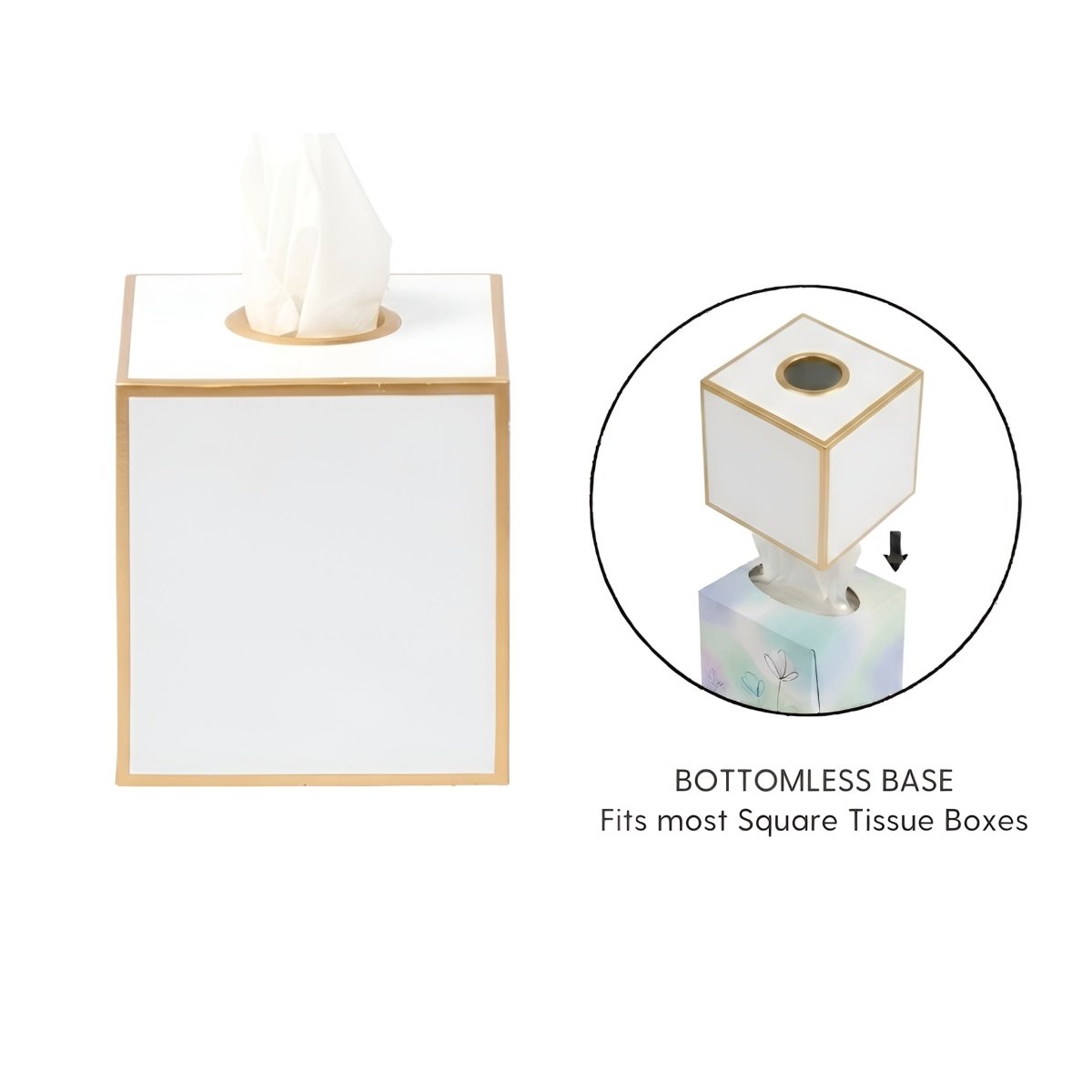 Mattie Tissue Box Cover - Tissue Box Cover from Jaye's Studio