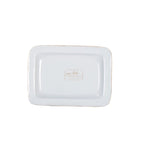 Monticello Purple and Orange Enameled Rectangle Soap Dish, Catch All Tray, Jewelry Tray for Bathroom, Vanity, Sink - Decorative Laney Tray - Trinket Trays from Jaye's Studio