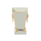 Paws & Claws Fluted Square Cachepot Planter 6 - Sage Green - Avail 05/12 - Cachepots from Jaye's Studio