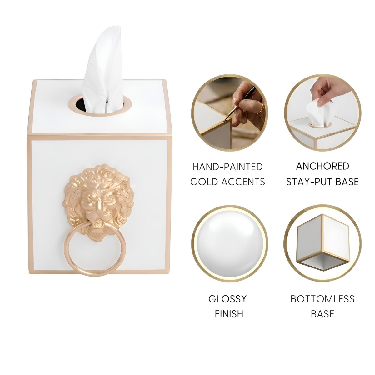 Paws & Claws Tissue Box Cover - Tissue Box Cover from Jaye's Studio