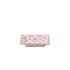 Penny Enameled Purple and Orange Rectangle Catch All Tray, Jewelry Tray for Bathroom, Vanity - Decorative Landry Tray - Trinket Trays from Jaye's Studio