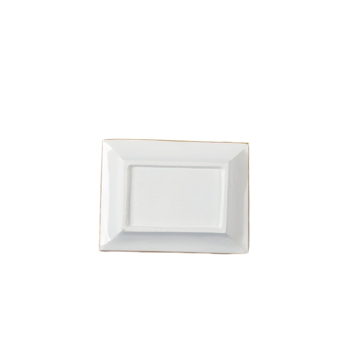 Penny Enameled Purple and Orange Rectangle Catch All Tray, Jewelry Tray for Bathroom, Vanity - Decorative Landry Tray - Trinket Trays from Jaye's Studio