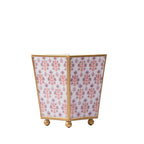 Penny Enameled Purple and Orange Square Metal Cachepot Planter for Bedroom, Home Office, Kitchen, Living Room - Cachepots from Jaye's Studio