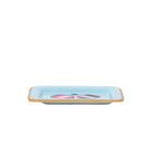 Pickleball Blue Enameled Rectangle Soap Dish, Catch All Tray, Jewelry Tray for Bathroom, Vanity, Sink - Decorative Laney Tray - Trinket Trays from Jaye's Studio