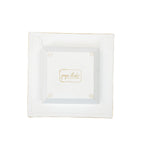 Pickleball Pink and Navy Enameled Square Decorative Trinket Tray, Catch All Tray, Jewelry Tray for Vanity, Bathroom, Bedside Home Office - Trinket Trays from Jaye's Studio