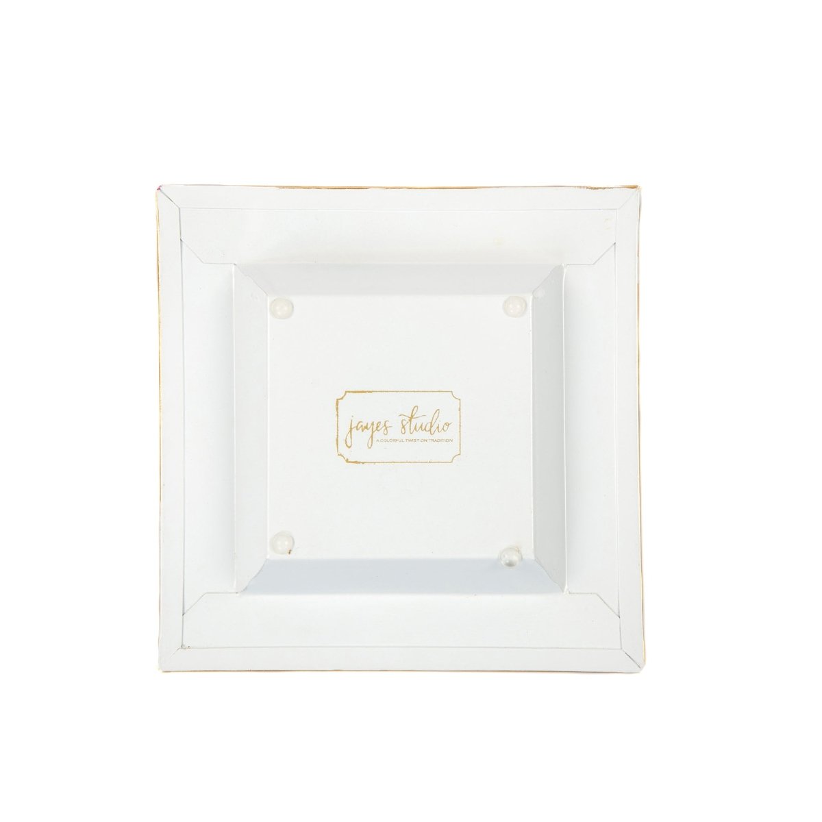 Pickleball Pink and White Enameled Square Decorative Trinket Tray, Catch All Tray, Jewelry Tray for Vanity, Bathroom, Bedside Home Office - Trinket Trays from Jaye's Studio