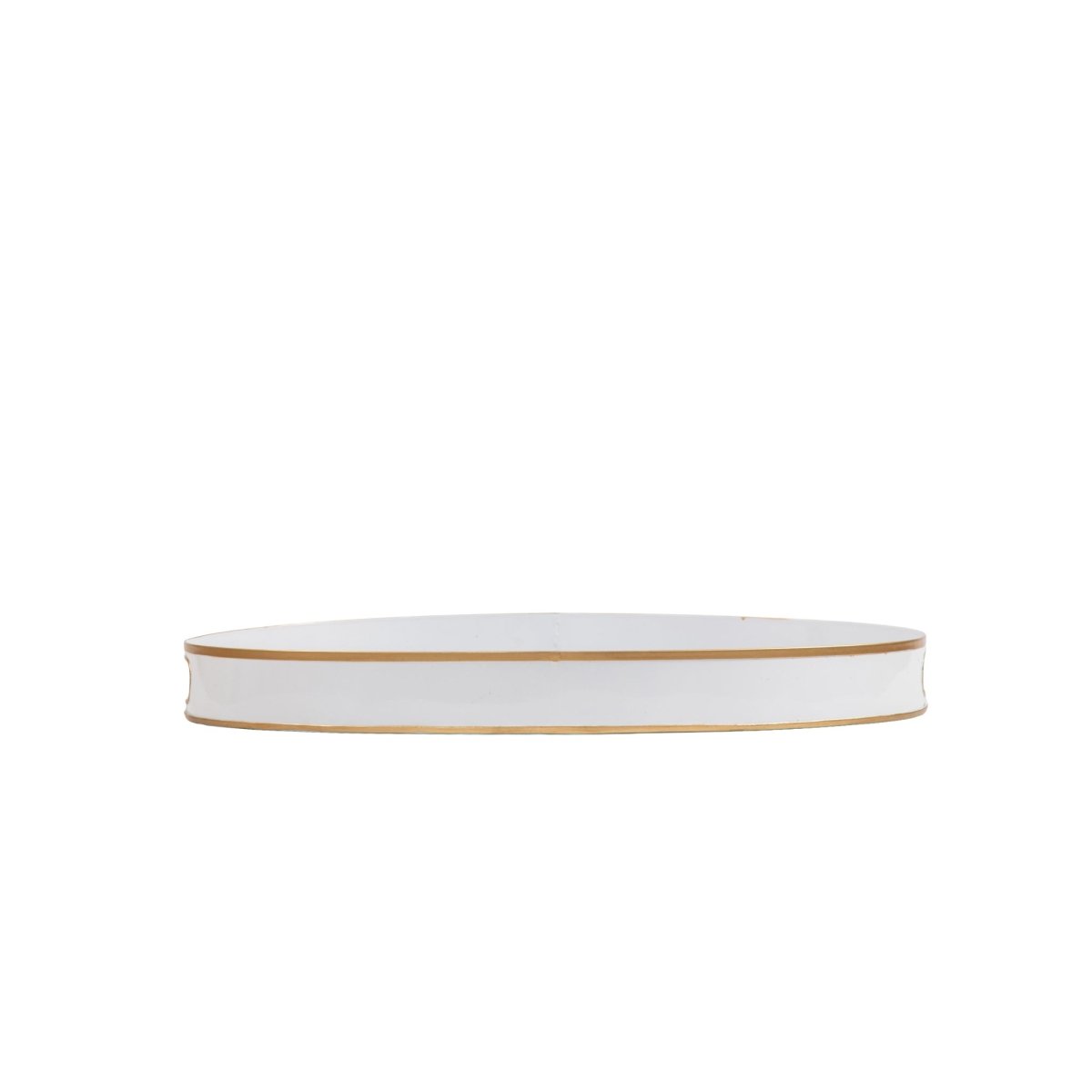 Pomegranate Enameled Blue Oval Olivia Serving Tray For Kitchen and Dining - Serving Trays from Jaye's Studio