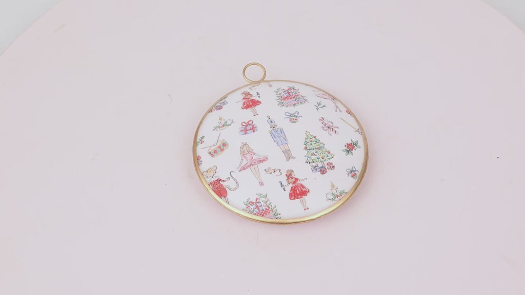 Watercolor Nutcracker Ornament (single)
