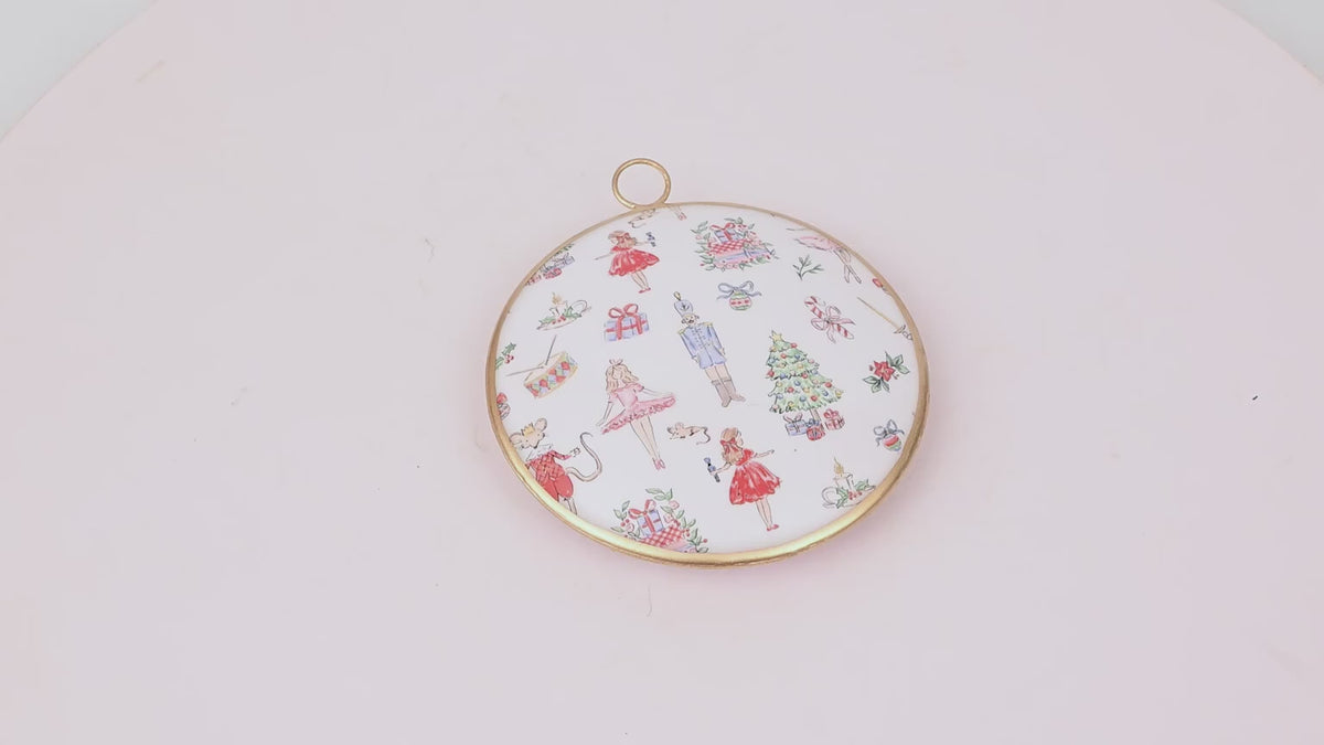 Watercolor Nutcracker Ornament (single)