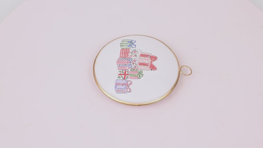 Christmas Gift Stack Ornament (single)