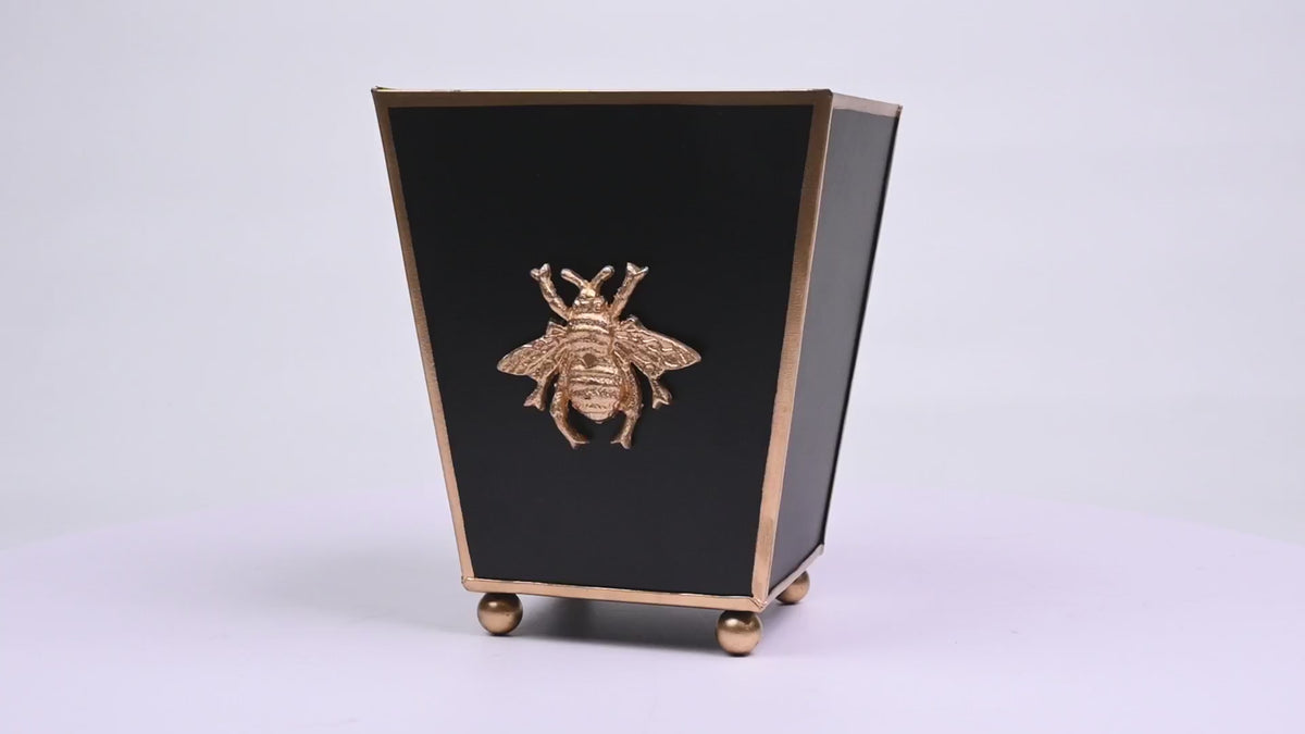 Regency Bee Square Cachepot Planter