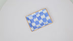 Checkered Ikat Enameled Landry Jewelry Tray