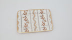 Emma Stripe Enameled Laney Soap Dish