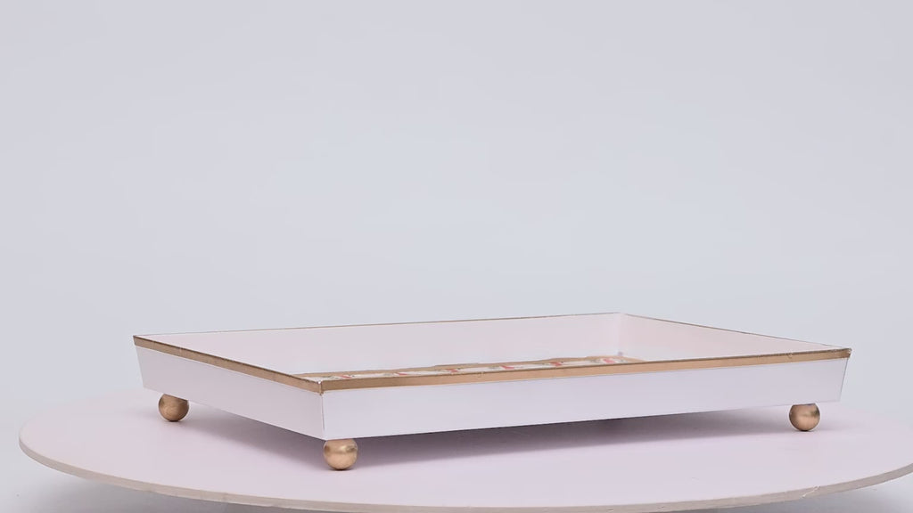 Garland Twist Enameled Oliver Tray 8x12