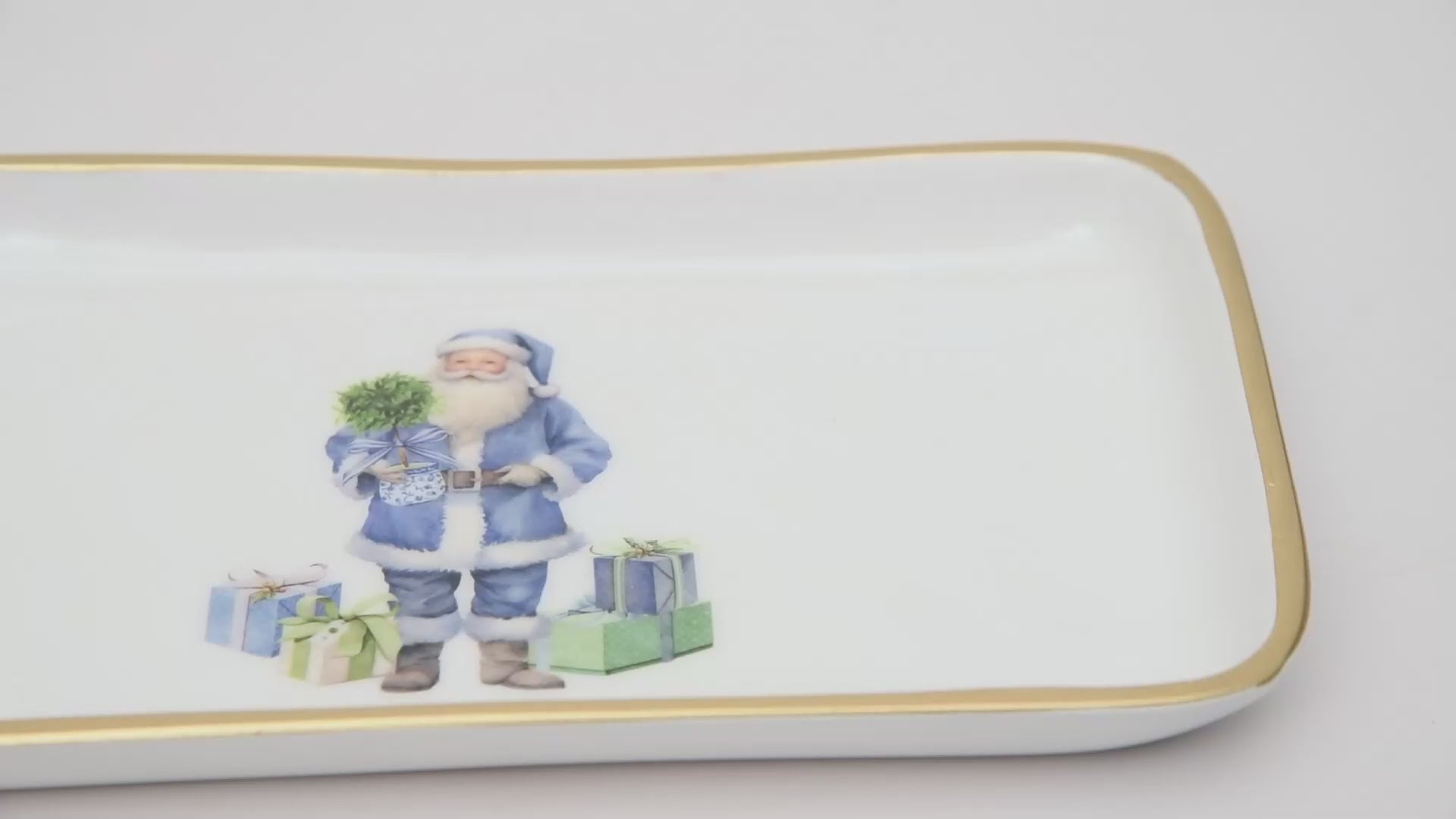 Blue Bow Christmas Rowan Tray Set - Avail 12/23