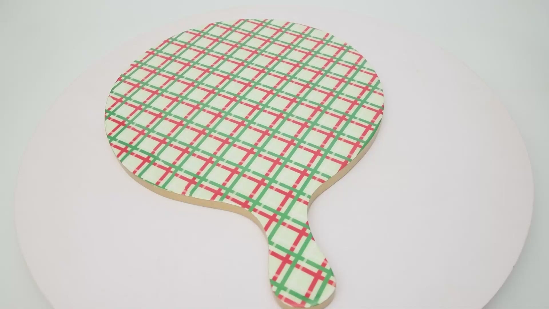 Preppy Plaid Charcuterie Board