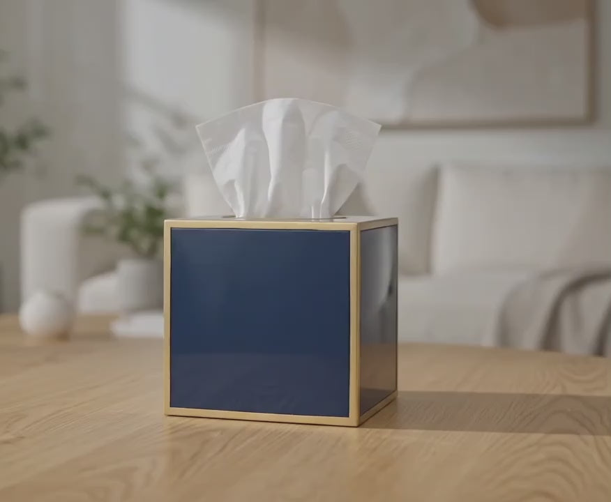 Mattie Square Tissue Box Cover