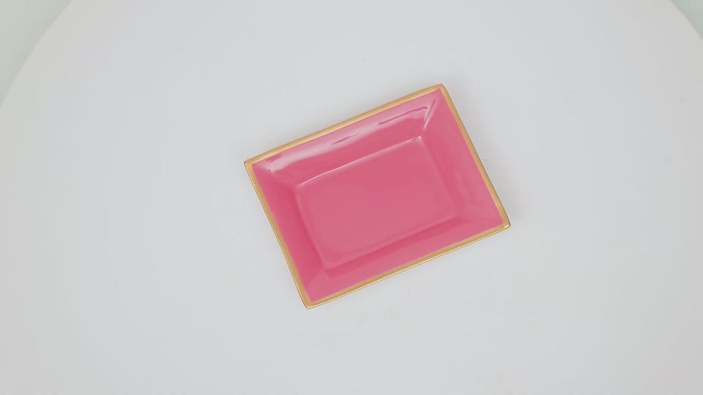 Gracie Enameled Landry Jewelry Tray