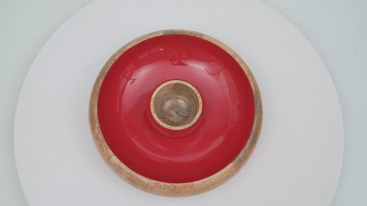 Gracie Chip & Dip Set - Red - Avail 11/21