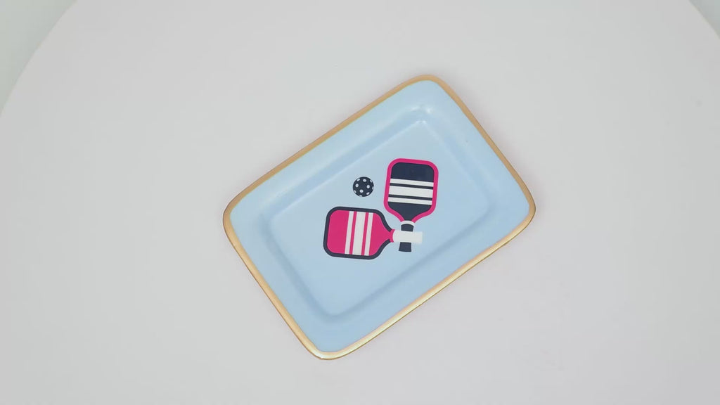 Pickleballs Enameled Laney Soap Dish