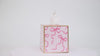 Pink Enameled Home Decor / Table Top / Bath / Bedside Tissue Box Cover  with High-Quality Metal - by Danika Herrick - The Ribbons of Hope collection 6x5x5