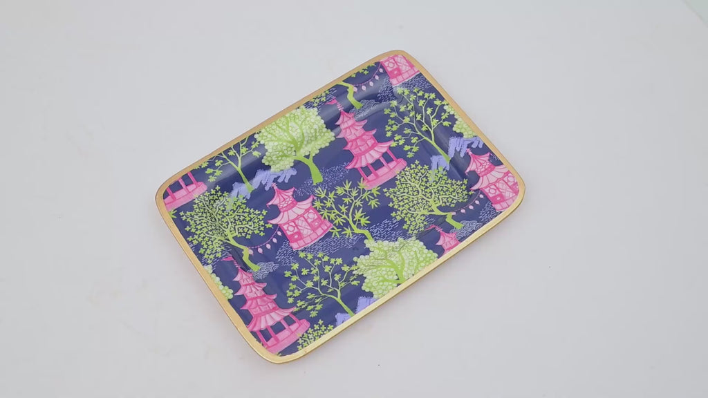 Garden Party Enameled Laney Soap Dish