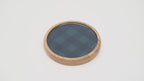 Sussex Plaid Wooden Coasters Set (4pk)
