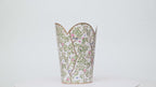 Elsie's Garden Enameled Tulip Wastebasket - Avail 09/11