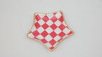 Checked Star Tray