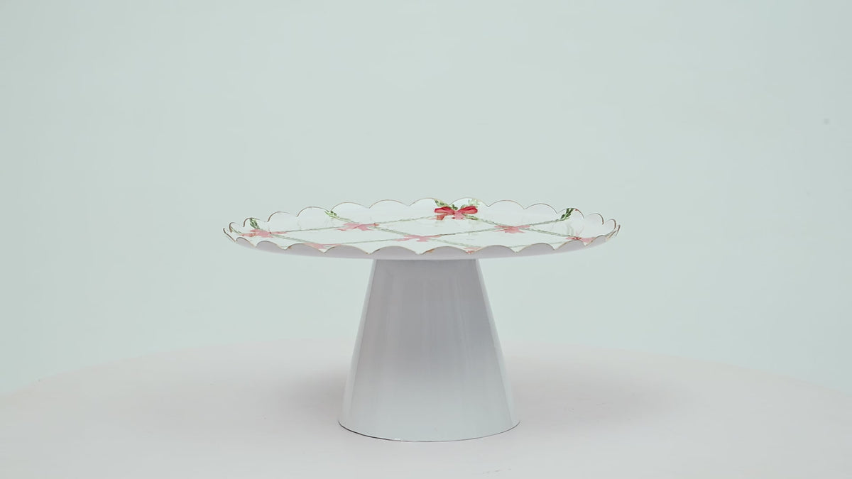 Bow Trellis Cake Stand Set (2pk)