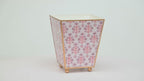 Penny Enameled Square Cachepot Planter