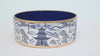 Kyoto Pagoda Pet Bowl - White & Blue - Avail 11/11