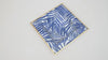 Palm Enameled Tori Trinket Tray - White & Blue