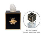 Regency Bee Tissue Box Cover - Tissue Box Cover from Jaye's Studio