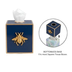 Regency Bee Tissue Box Cover - Tissue Box Cover from Jaye's Studio