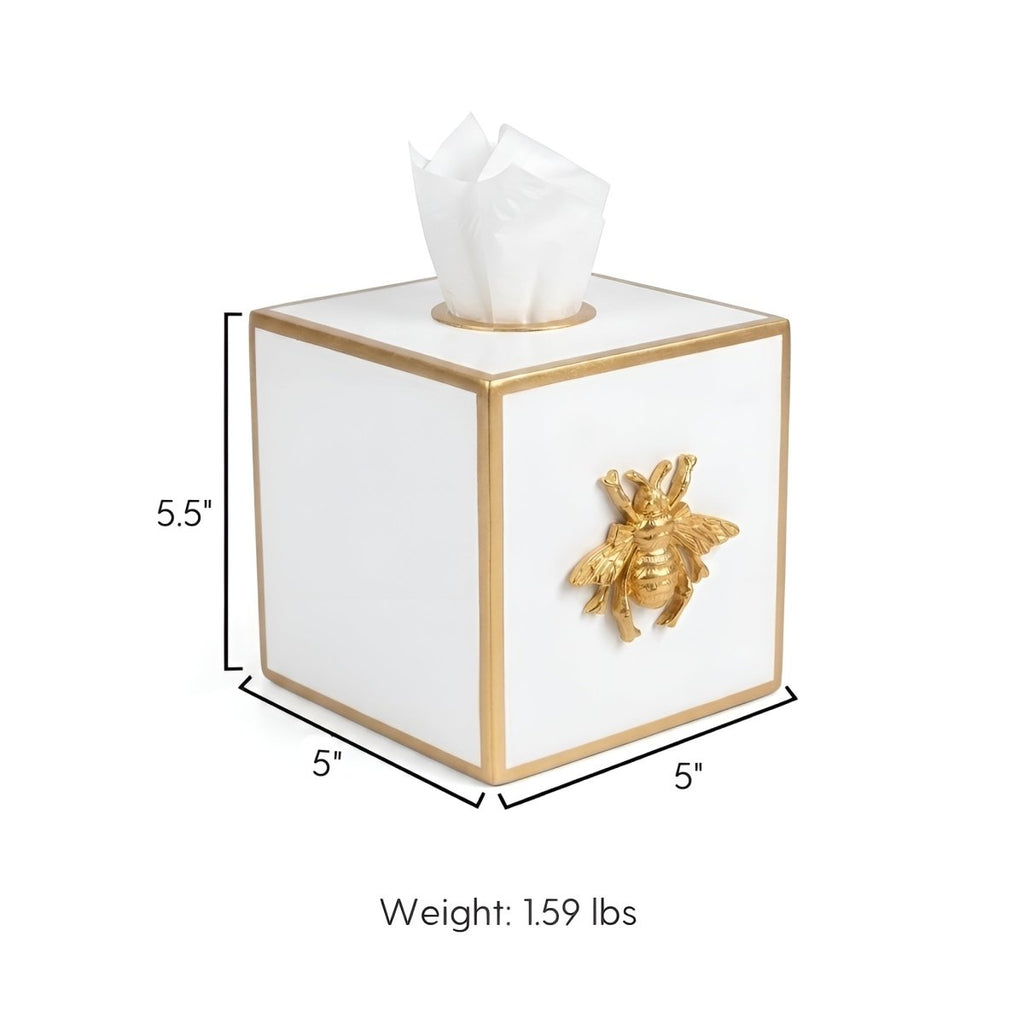 Regency Bee Tissue Box Cover - Tissue Box Cover from Jaye's Studio