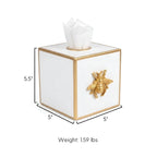 Regency Bee Tissue Box Cover - Tissue Box Cover from Jaye's Studio