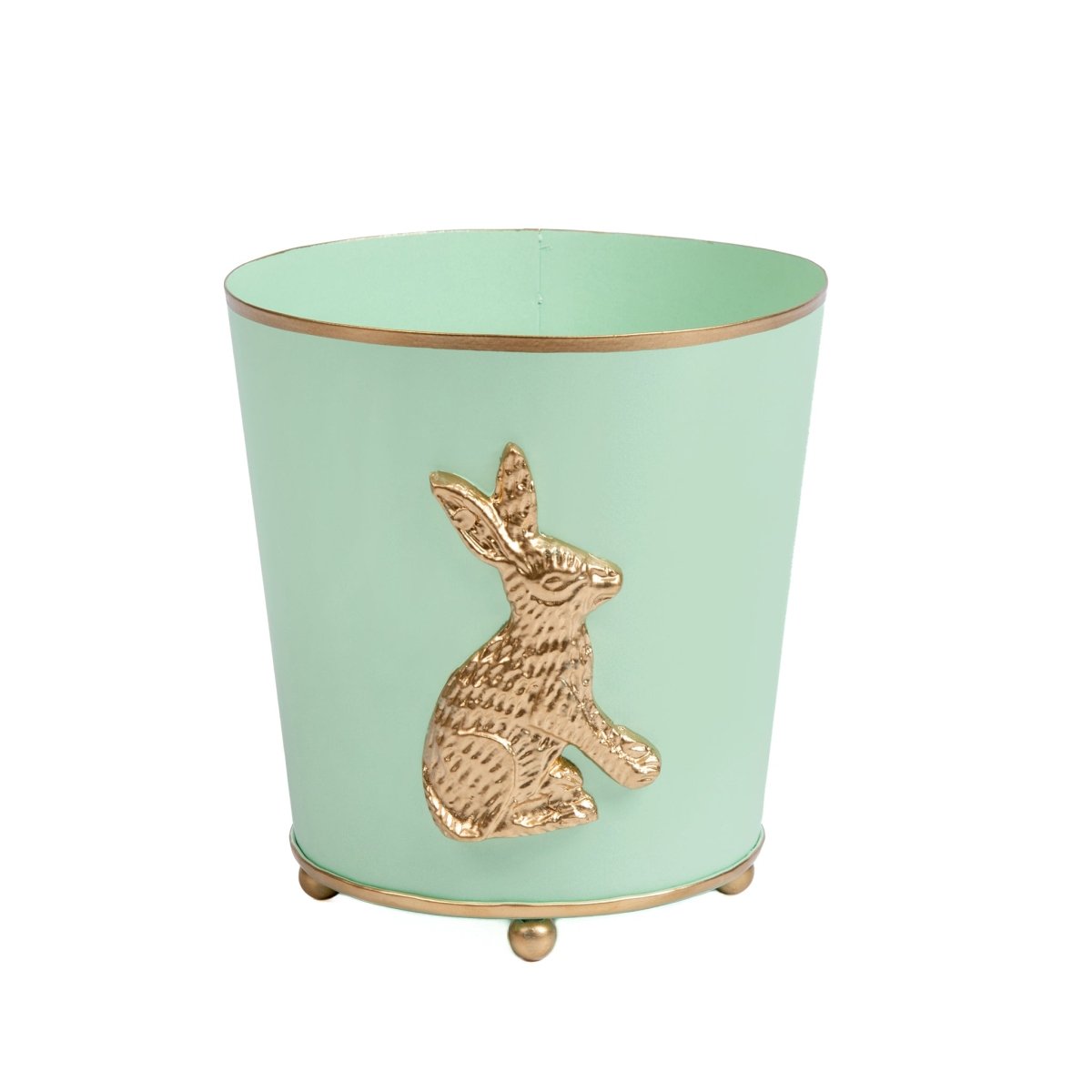 Regency Rabbit Round Cachepot Planter 6 - PIstachio - Avail 03/20 - Cachepots from Jaye's Studio
