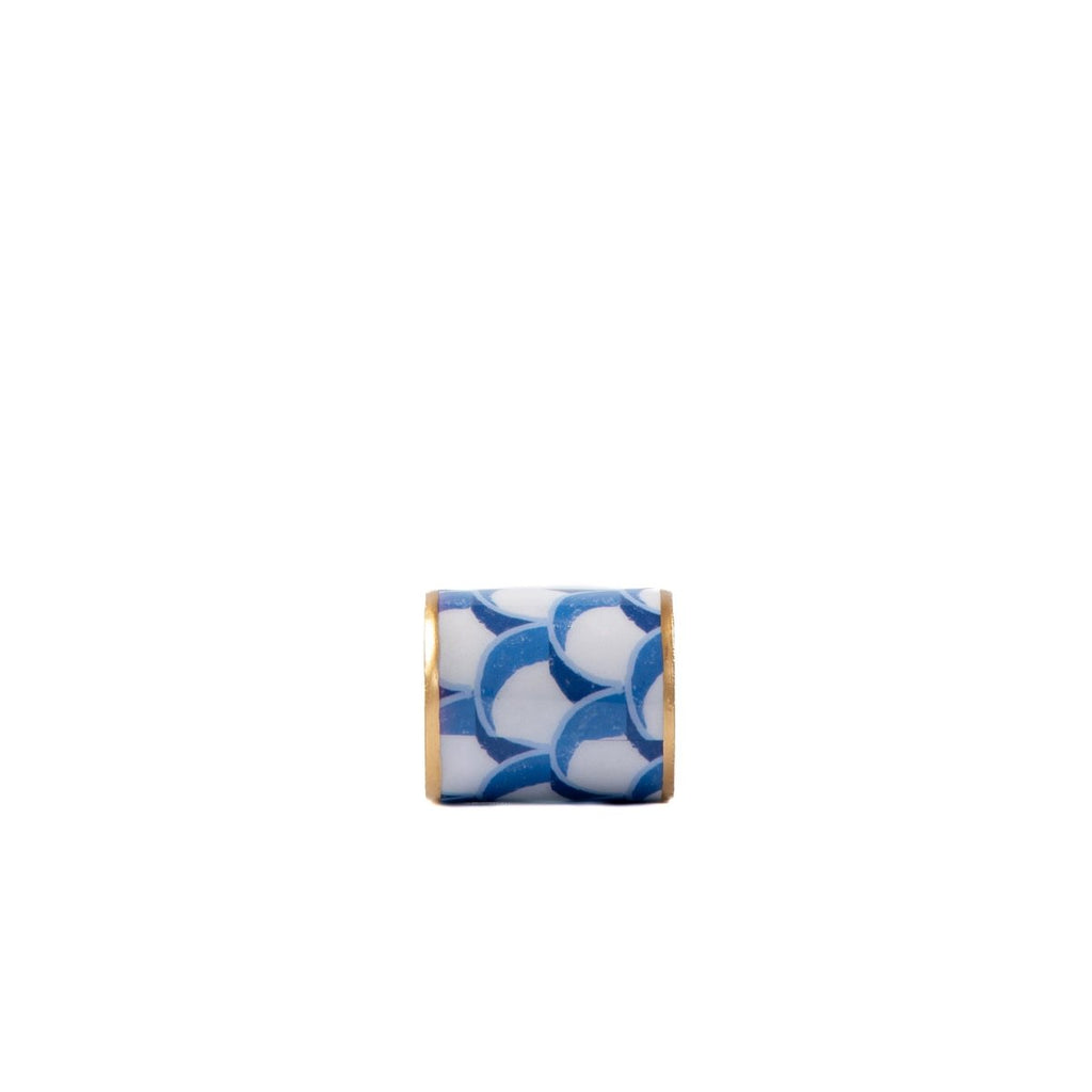 Scales Blue Napkin Rings for Dinnerware, Place Settings, Entertaining (4pk) - Napkin Rings from Jaye's Studio