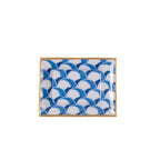 Scales Enameled Blue Rectangle Catch All Tray, Jewelry Tray for Bathroom, Vanity - Decorative Landry Tray - Trinket Trays from Jaye's Studio