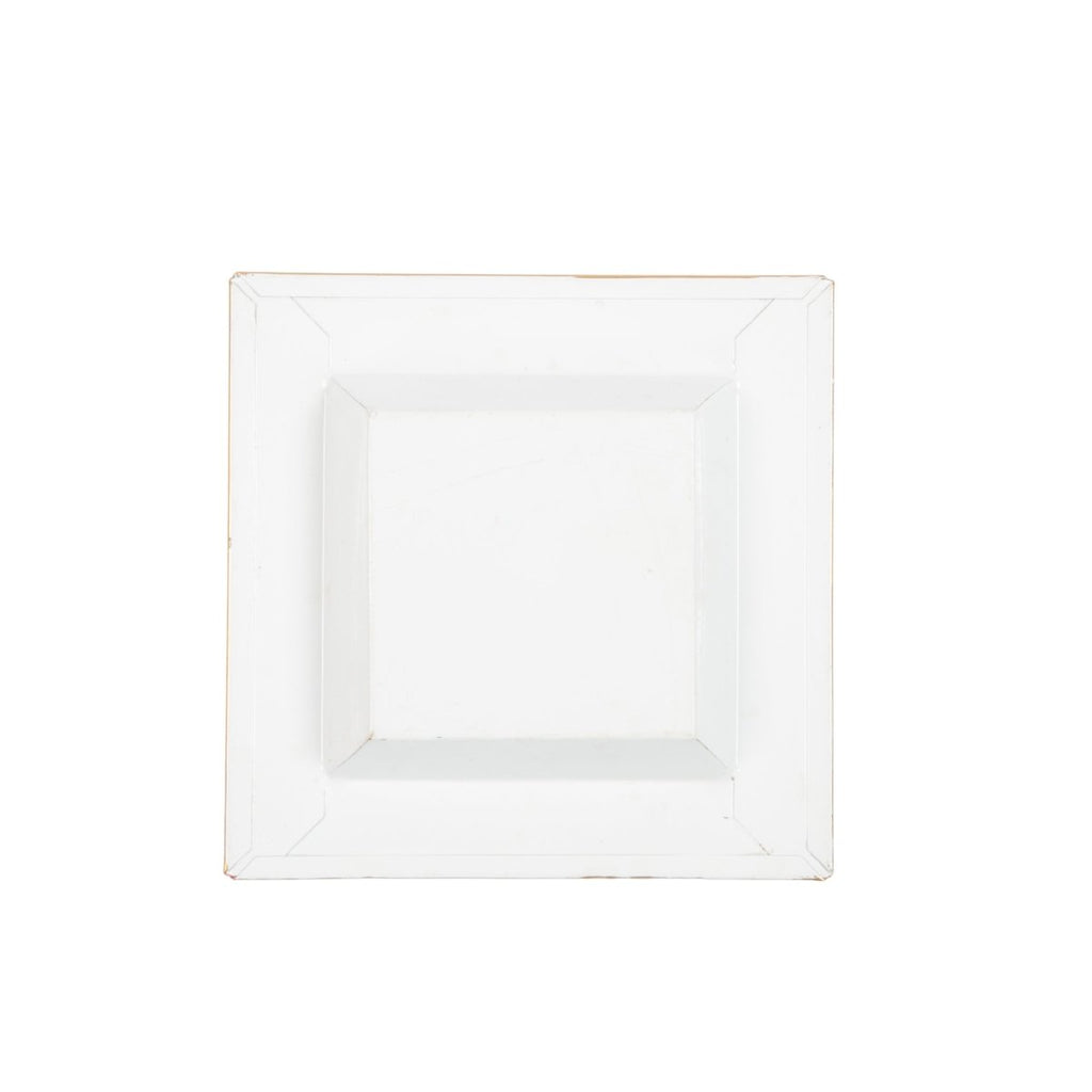 Scales Red Enameled Square Decorative Trinket Tray, Catch All Tray, Jewelry Tray for Vanity, Bathroom, Bedside Home Office - Trinket Trays from Jaye's Studio