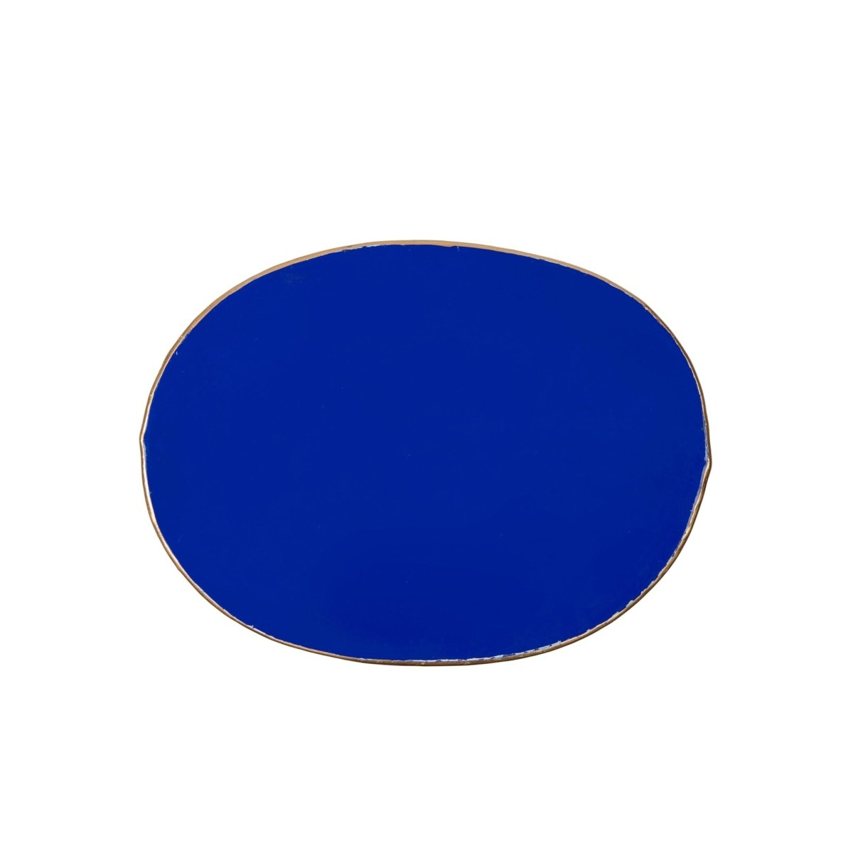 Shagreen Enameled Oval Wastebasket - Avail 09/21 - Wastebaskets from Jaye's Studio