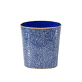 Shagreen Enameled Oval Wastebasket - Avail 09/21 - Wastebaskets from Jaye's Studio