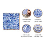 Shagreen Enameled Tori Trinket Tray - Trinket Trays from Jaye's Studio